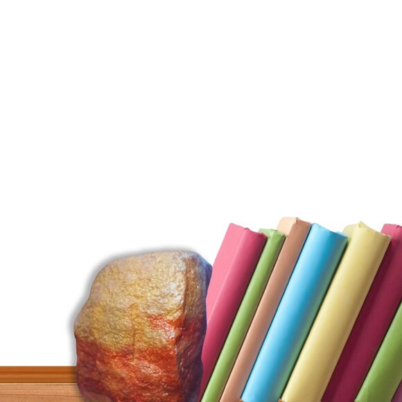 Large Stone Bookend Pair | Handcrafted | Felt Bottoms - Picture 10 of 10